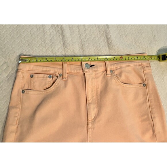 Rag & Bone Jeans Women’s 29 X 26 Peach High Rise Skinny Made USA Spring - Picture 7 of 10